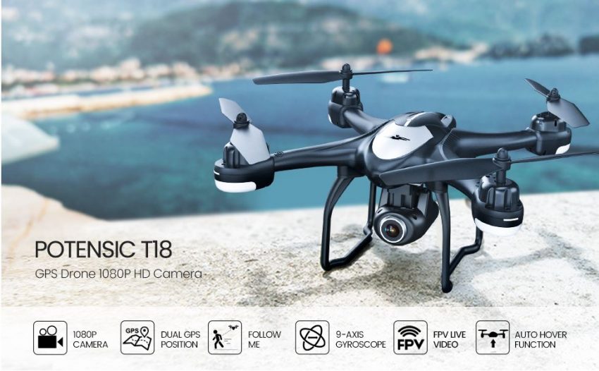 drone gps potensic fpv